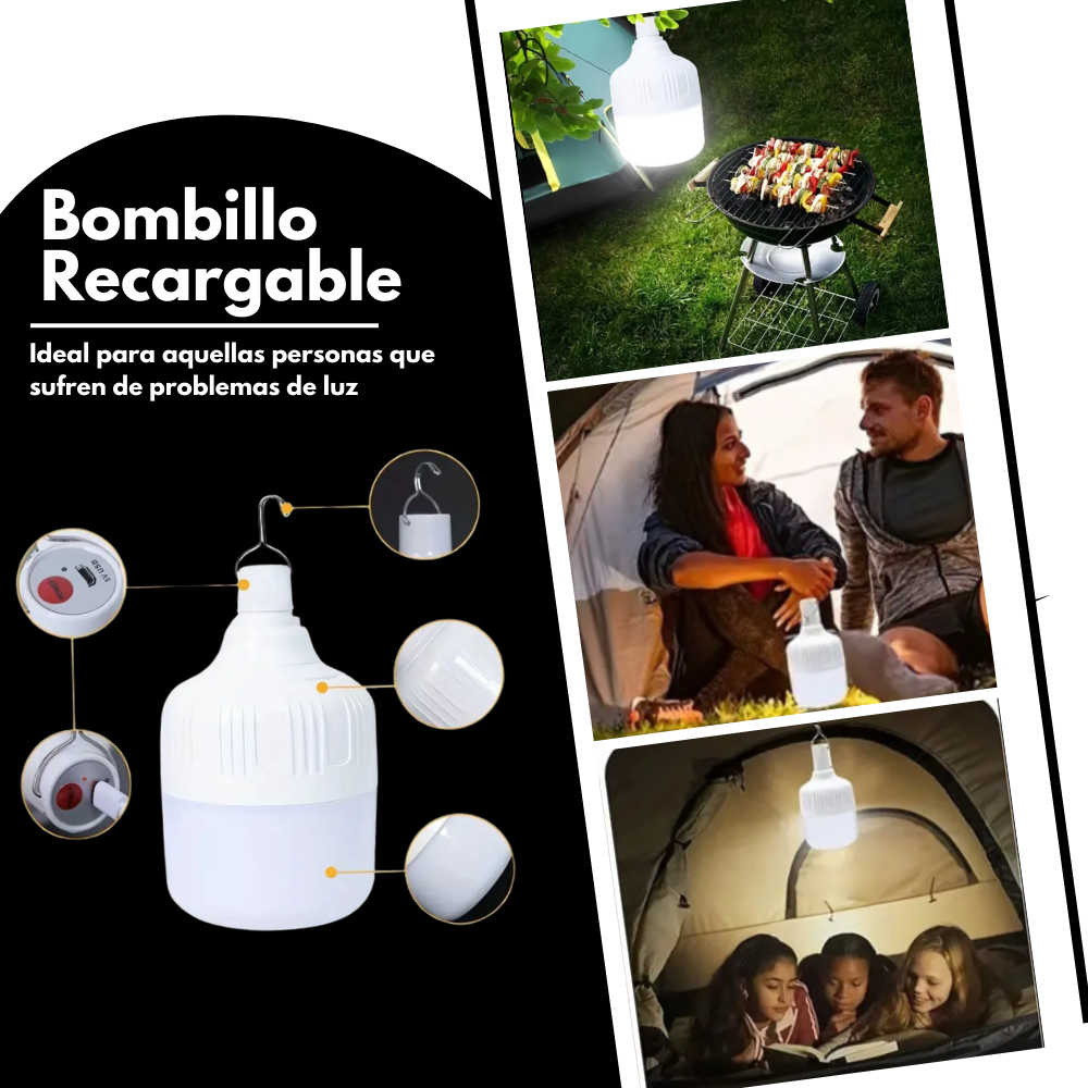 Bombillo recargable Led USB