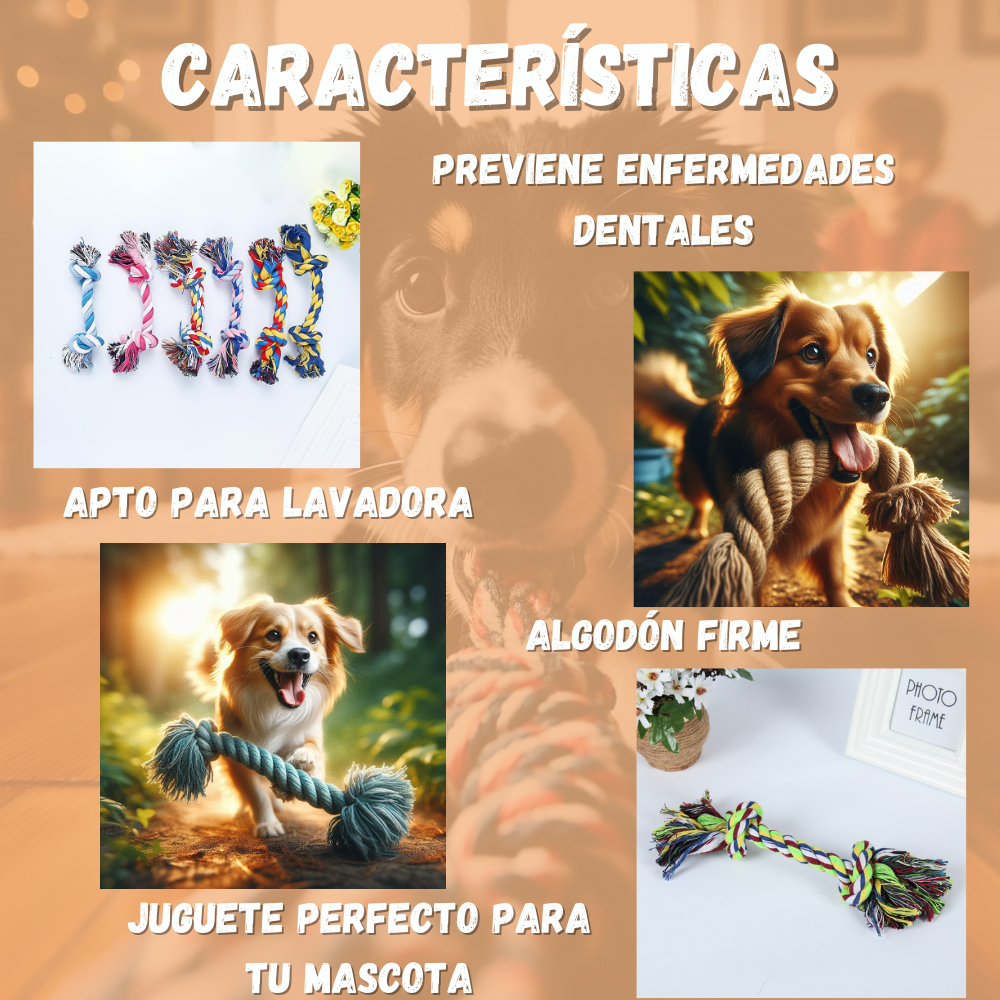 Cuerda de Juguete para Mascotas