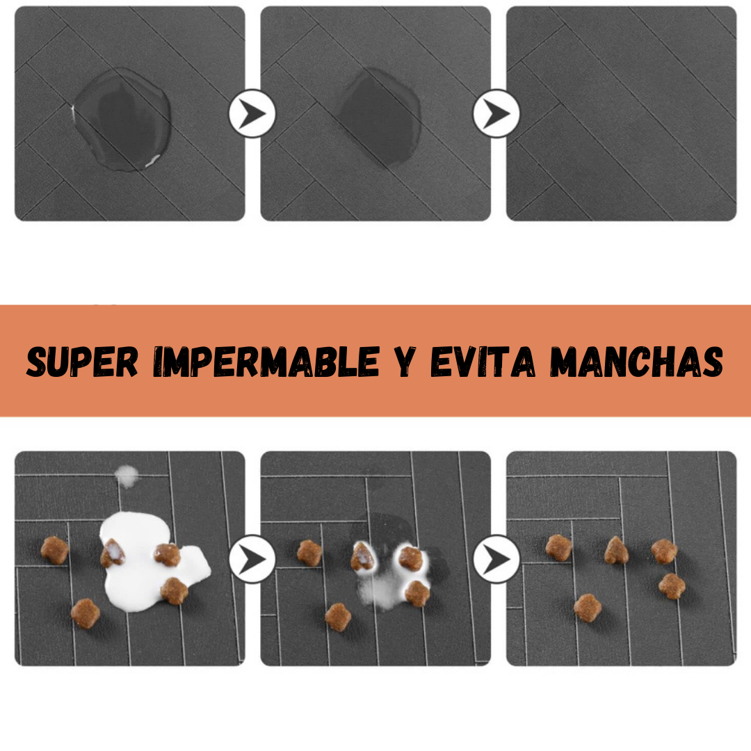 Tapete de alimentación para mascotas