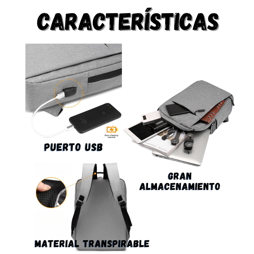 Mochilas Puerto USB