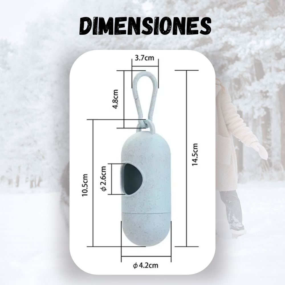 Dispensador Premium De Bolsas para Mascotas