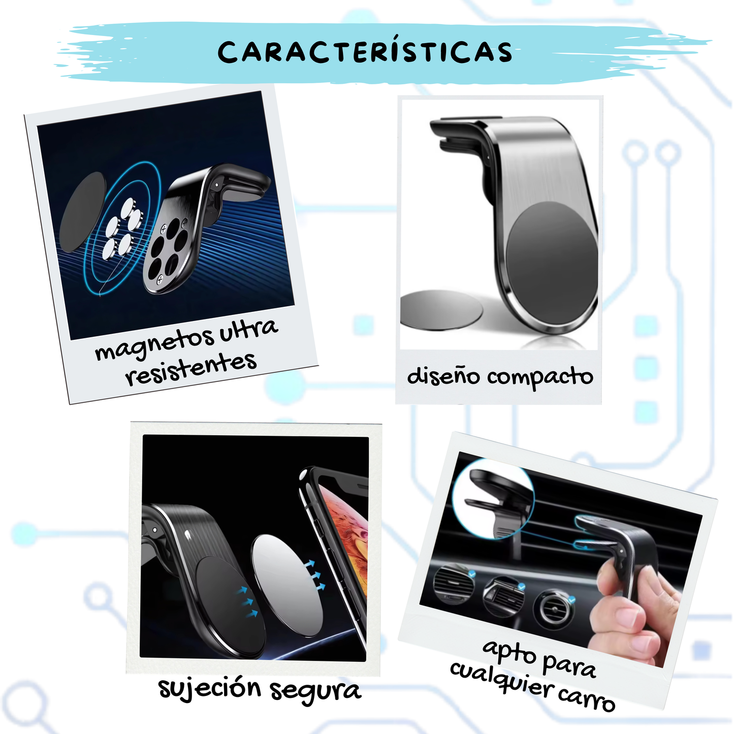 Soporte Magnético de Celular para Carro