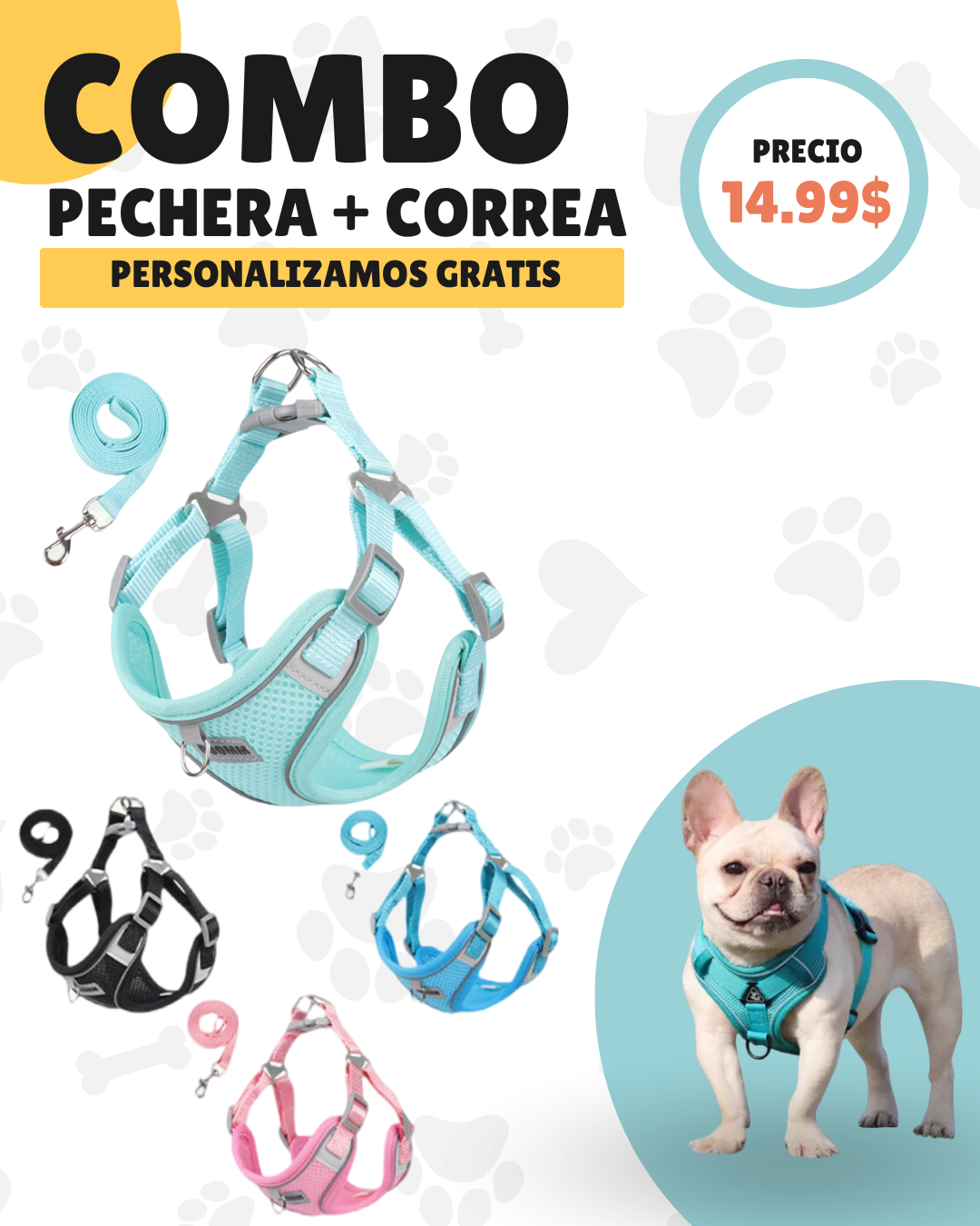 Pechera con correa