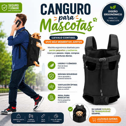 Mochila Canguro para Mascotas