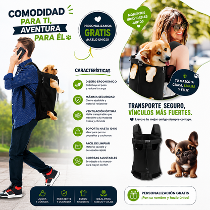 Mochila Canguro para Mascotas