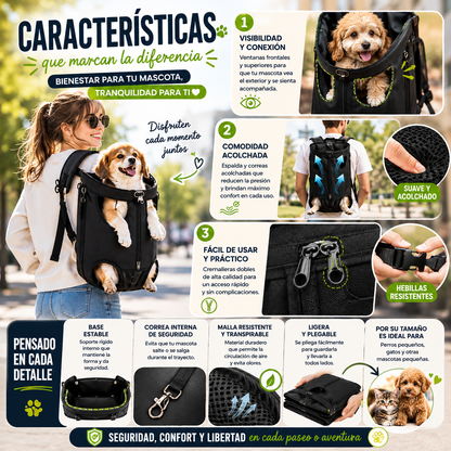Mochila Canguro para Mascotas