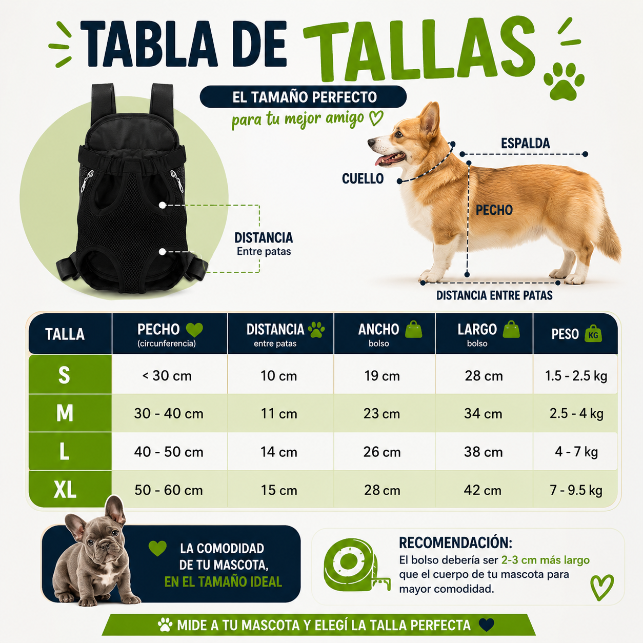 Mochila Canguro para Mascotas