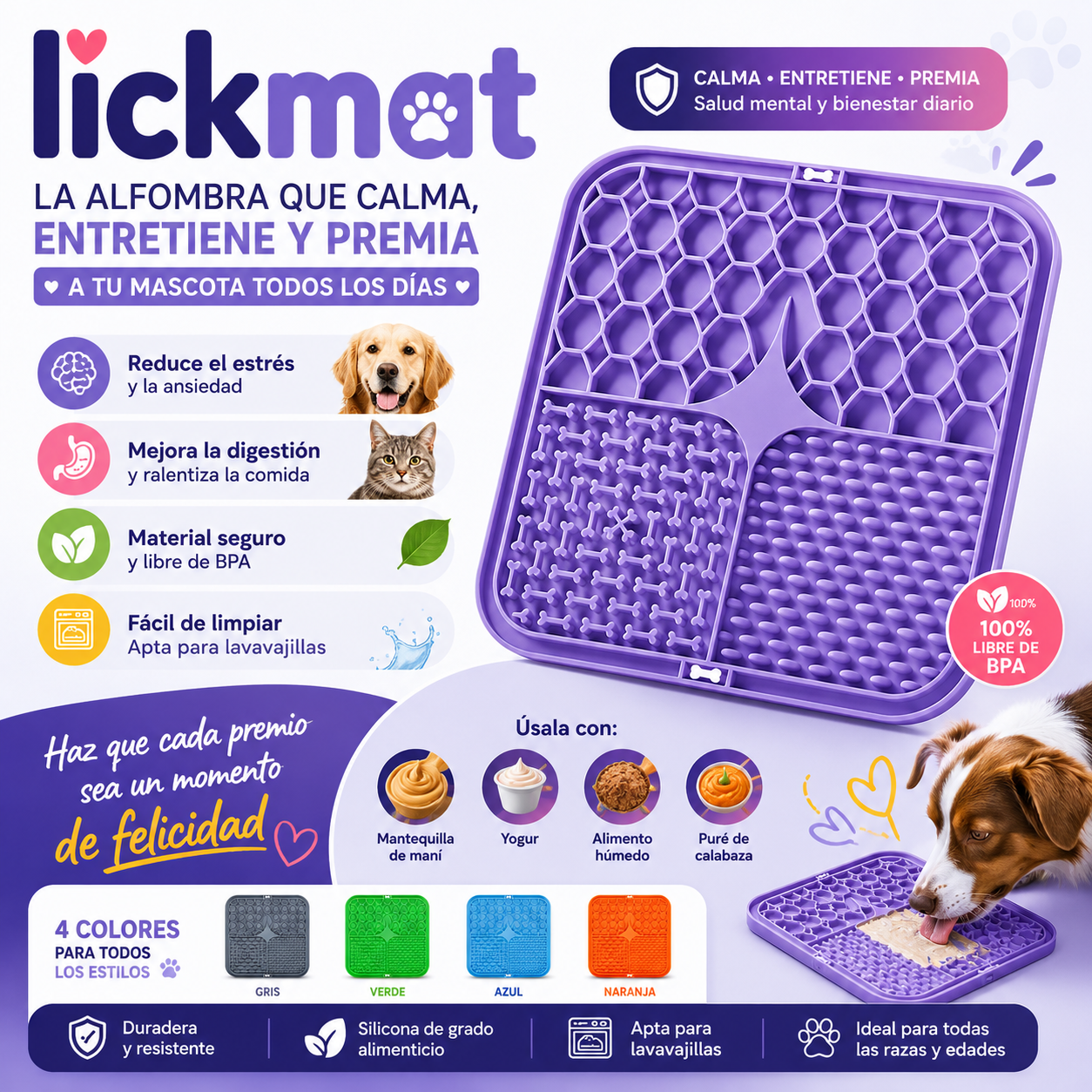 Lick Mats perros y gatos