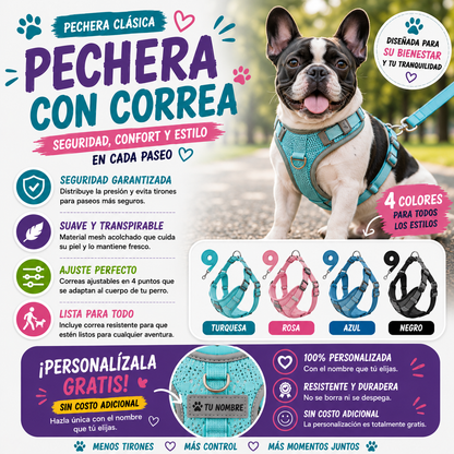 Pechera clásica con correa