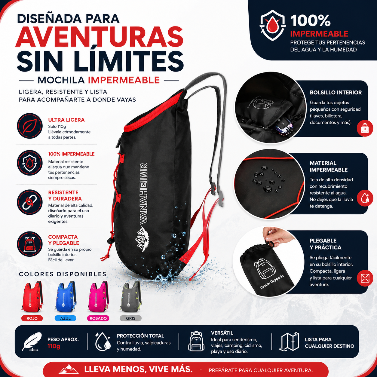 Mochilas Impermeables