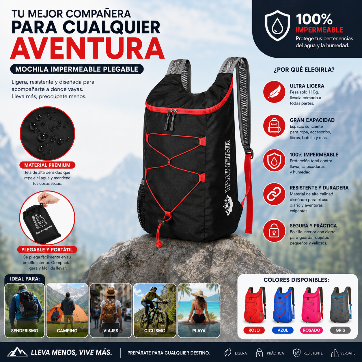 Mochilas Impermeables