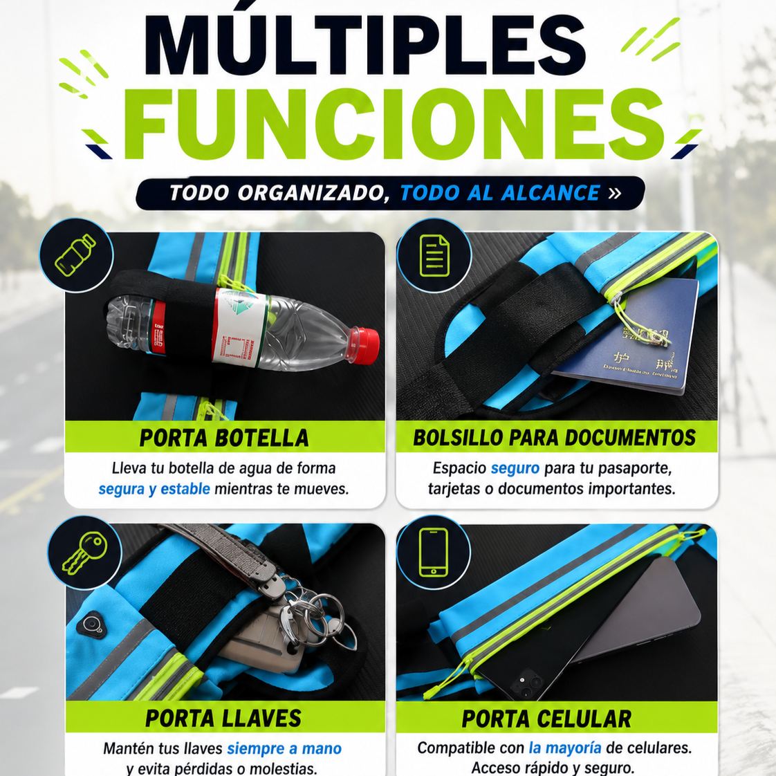 Riñonera deportiva