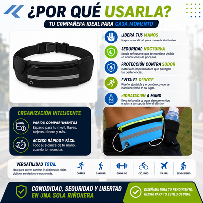Riñonera deportiva