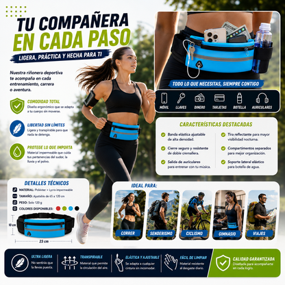 Riñonera deportiva