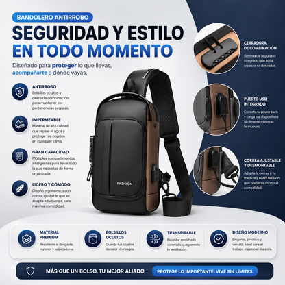 Bandolero Antirrobo con Puerto USB