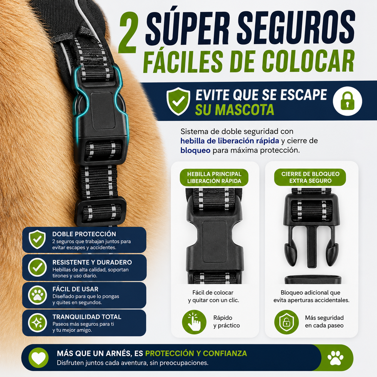 Pechera Táctica + Correa Elástica